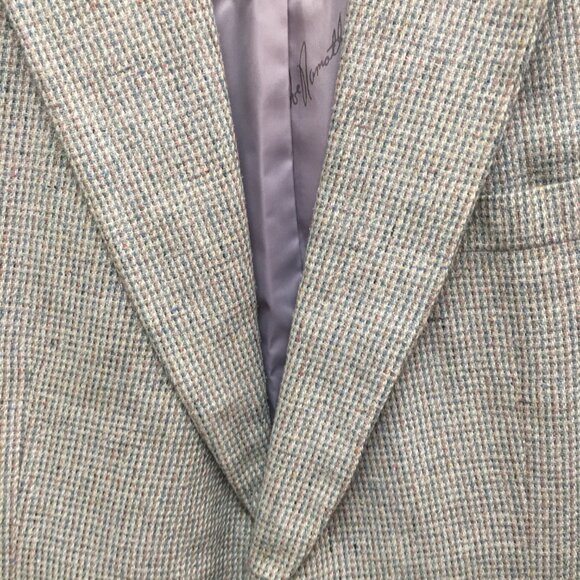 Joe Namath gray tweed sport coat 44R - Picture 3 of 16